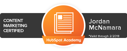 HubSpot Content Marketing Certified